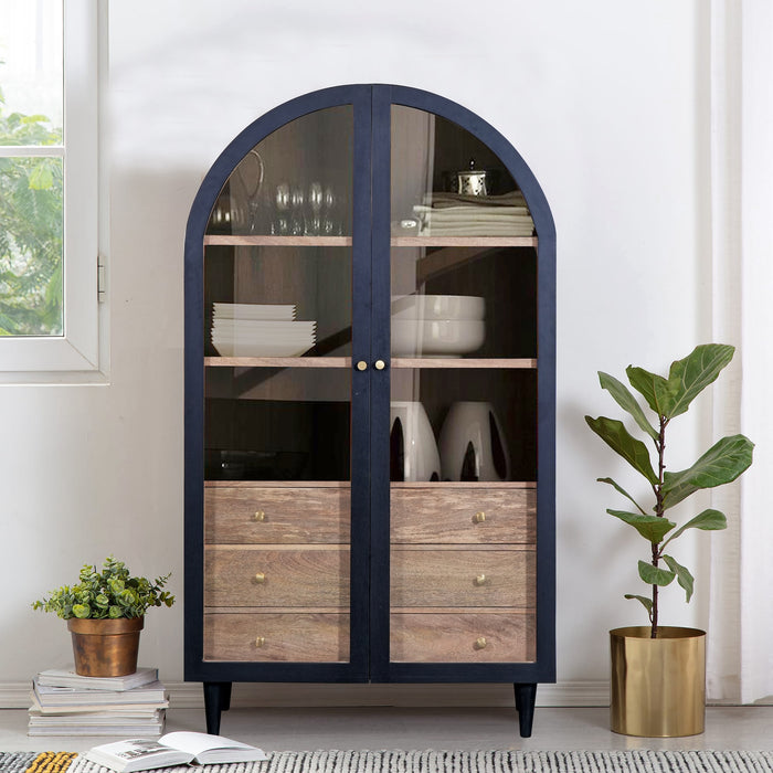 Icon 2 Door Glass Cabinet