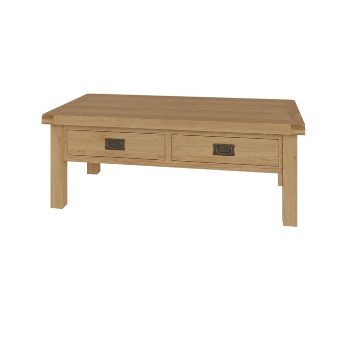 Country Oak Coffee Table Large