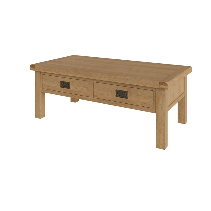 Country Oak Coffee Table Large