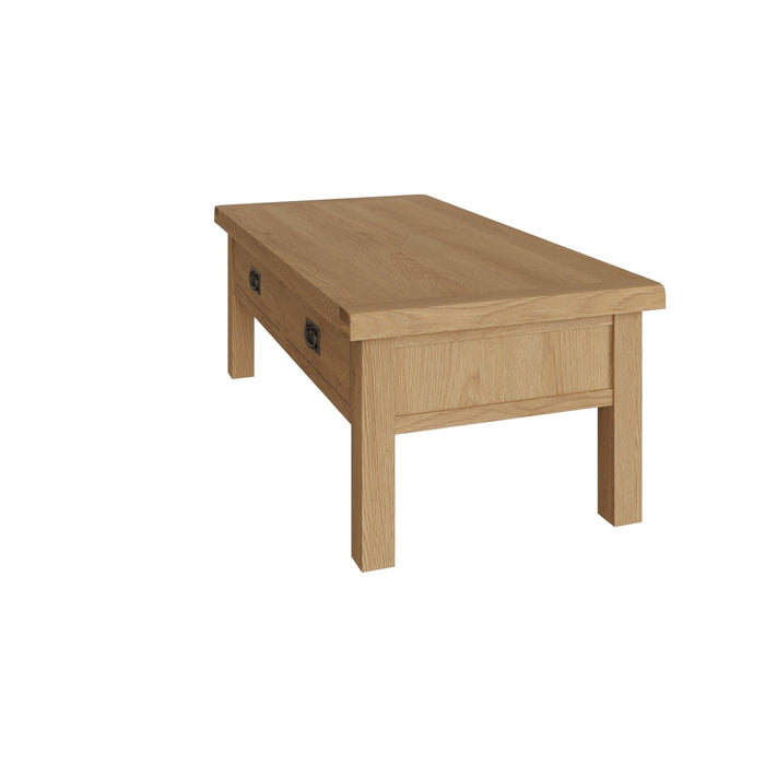 Country Oak Coffee Table Large