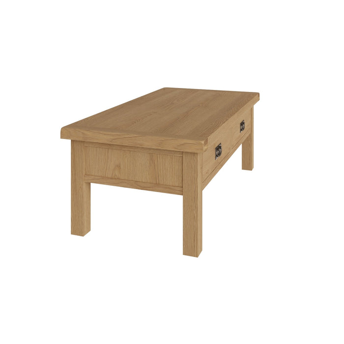 Country Oak Coffee Table Large