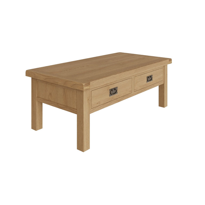 Country Oak Coffee Table Large