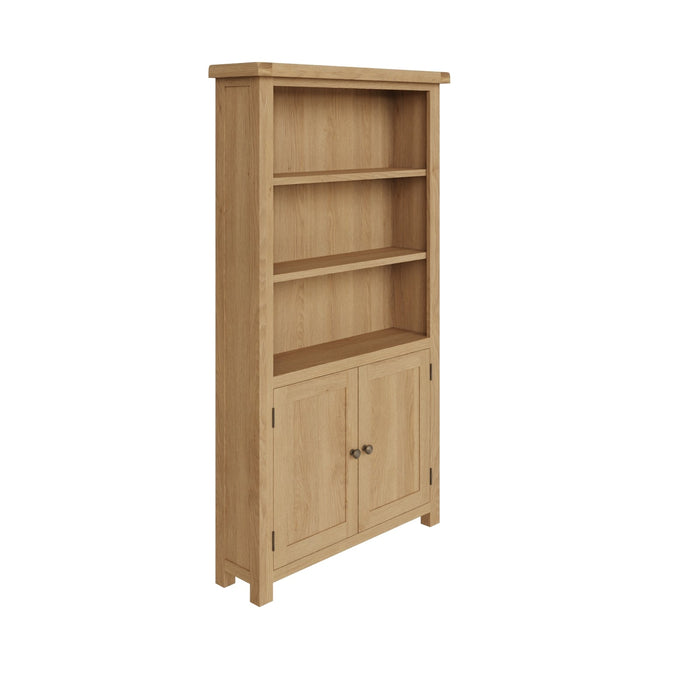 Country Oak Bookcase Large