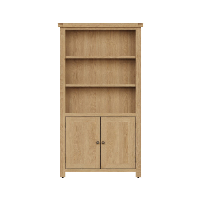 Country Oak Bookcase Large