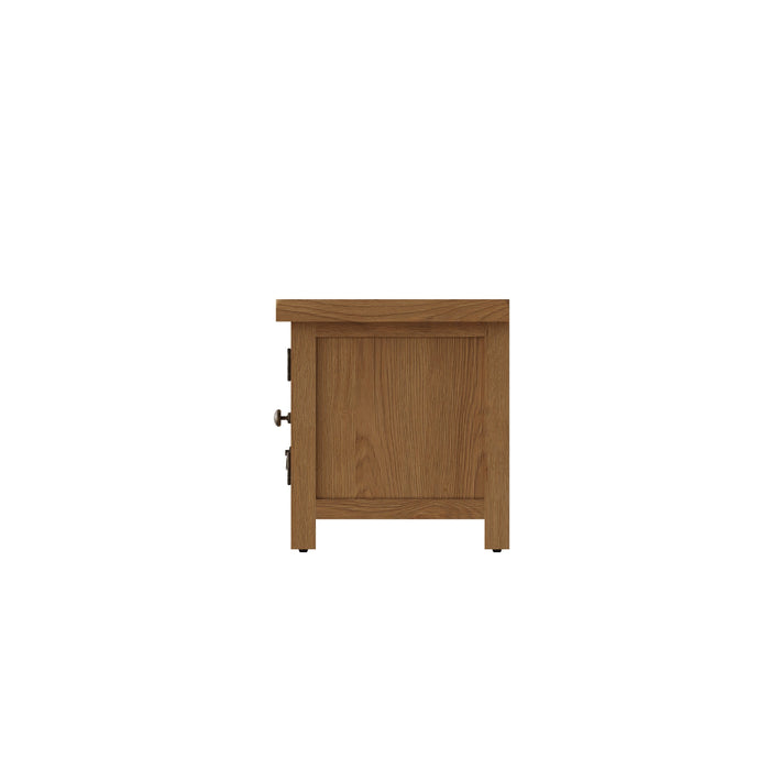 Country Oak TV Unit Large