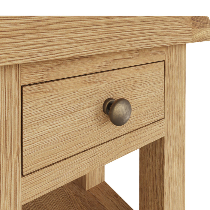 Country Oak Side Table