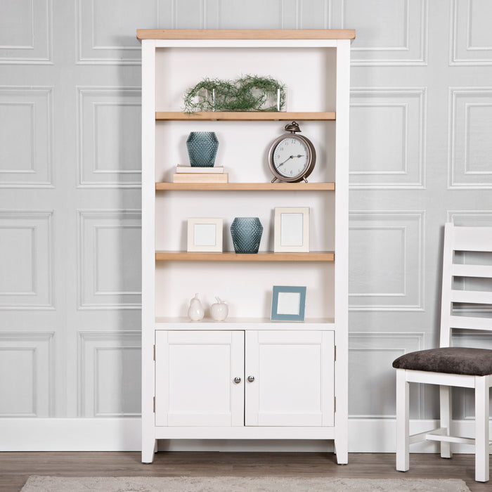 Eden White Large Bookcase