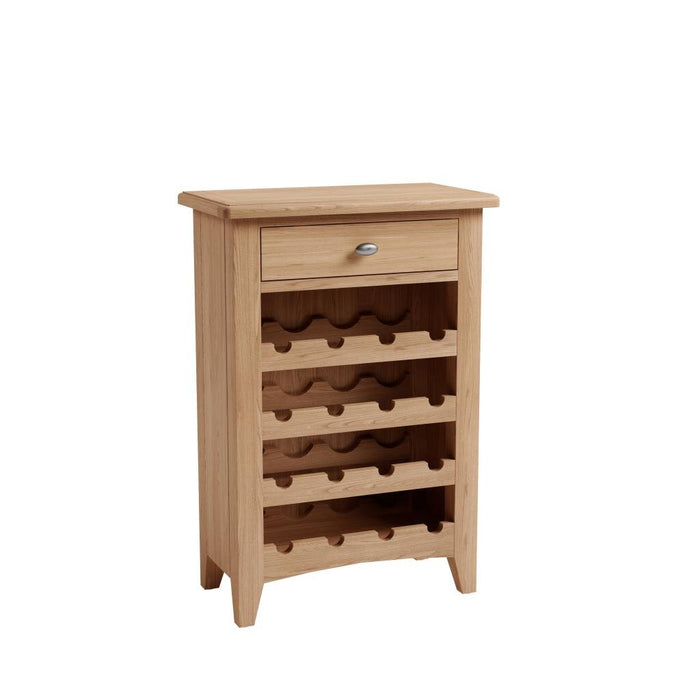 Gallery Oak Wine Cabinet
