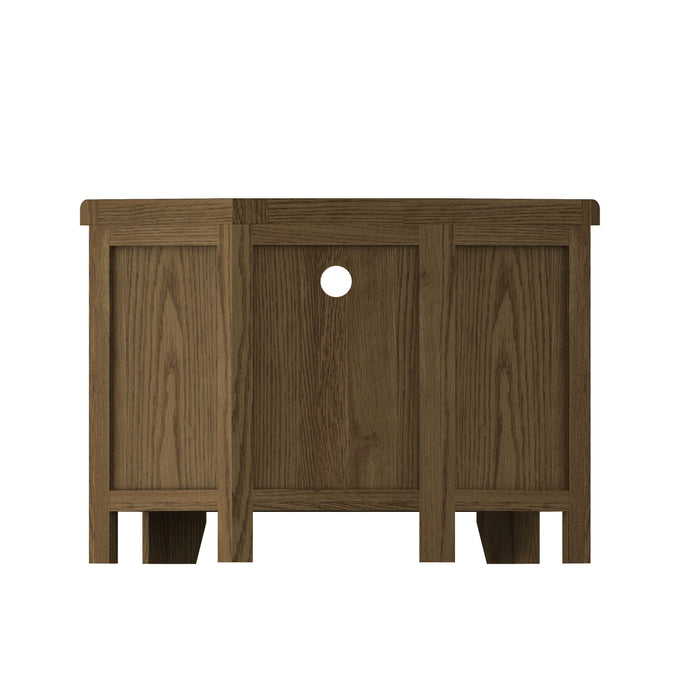 Weathered Oak Corner TV Unit