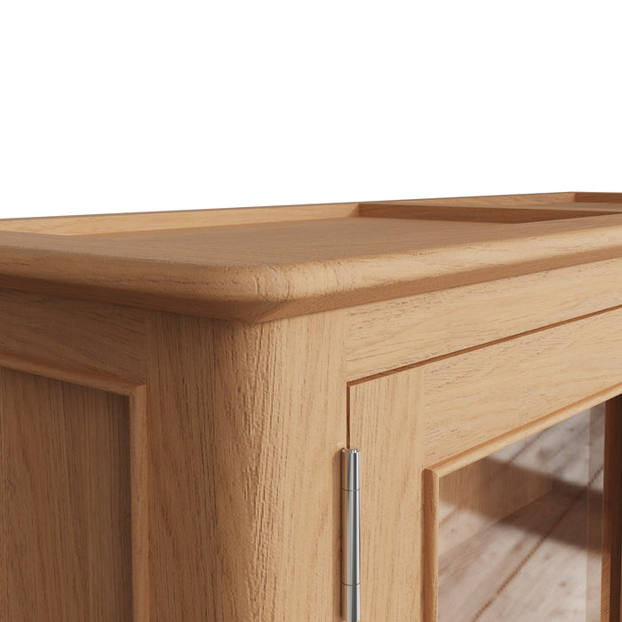 Belmont Oak Small Dresser Top (With Lights)