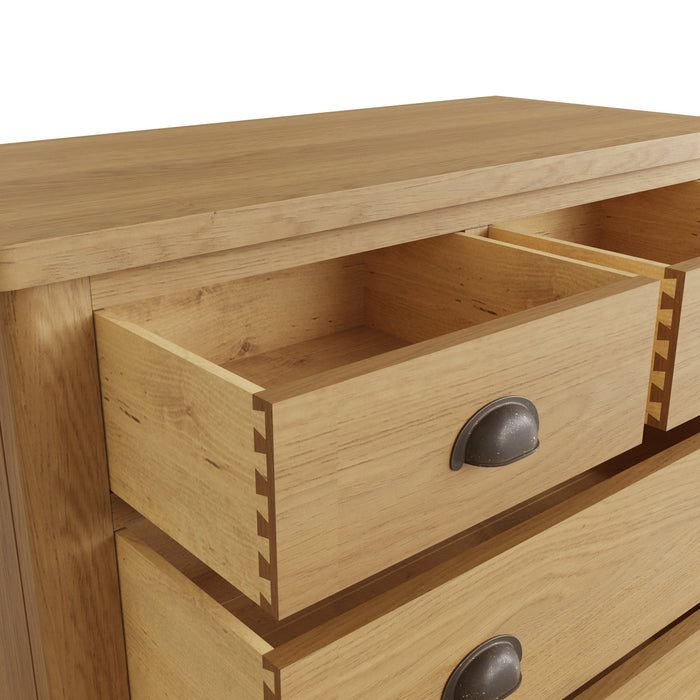 Truffle Oak 2 Over 3 Chest