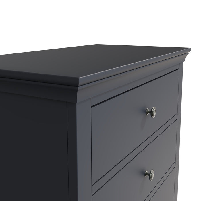 Wellington Midnight Grey 3 Drawer Chest